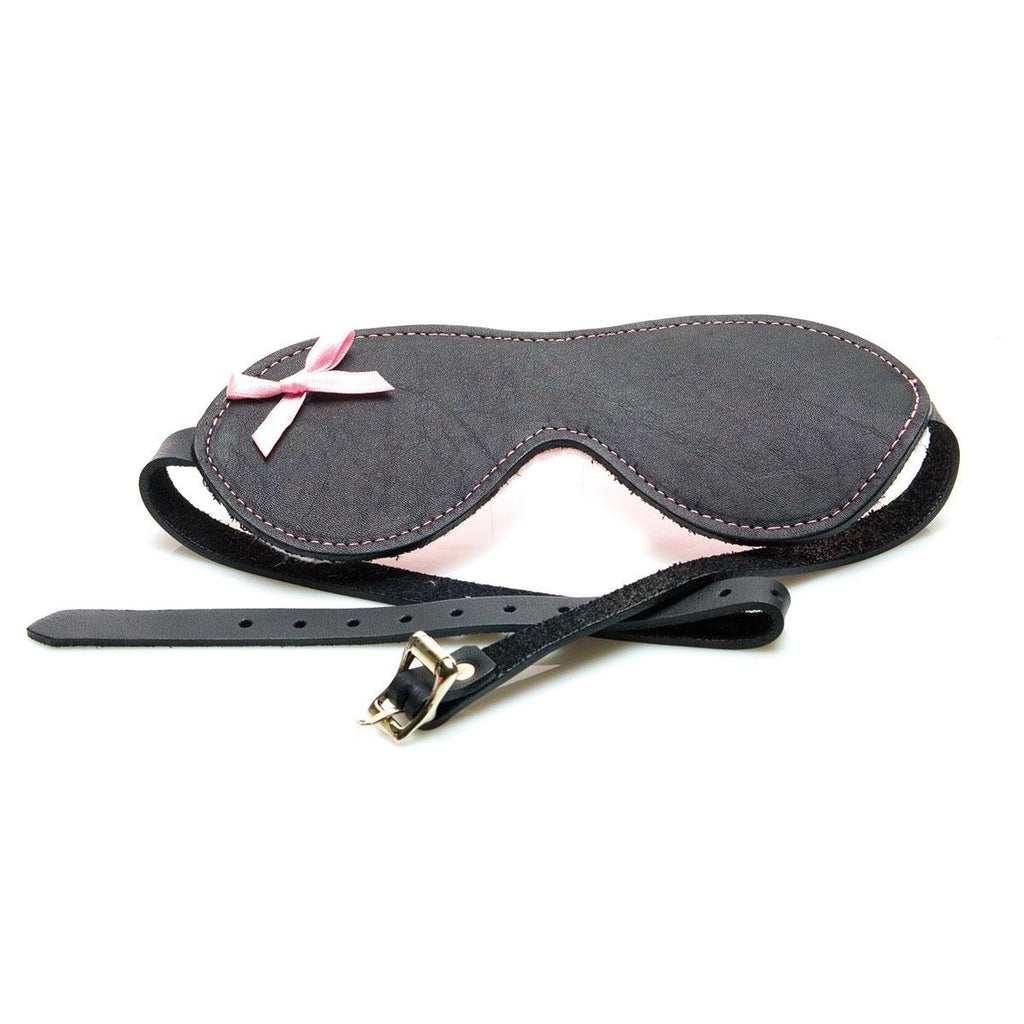 Sex Kitten Leather Buckle Blindfold - Casual Toys