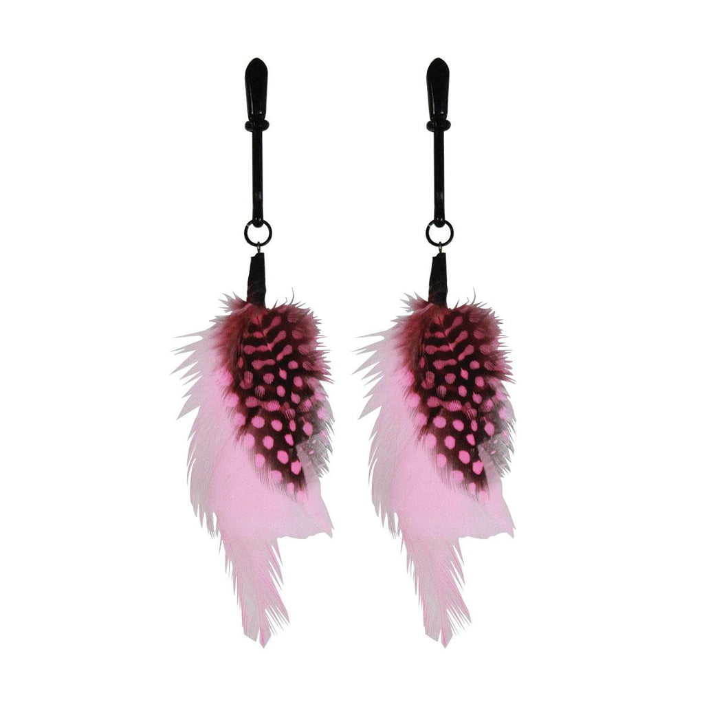Sex Kitten Feather Clamps - Casual Toys