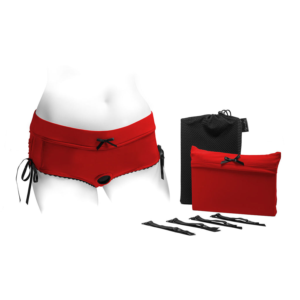Spareparts Sasha Harness Red-Blk Nylon - XL - Casual Toys