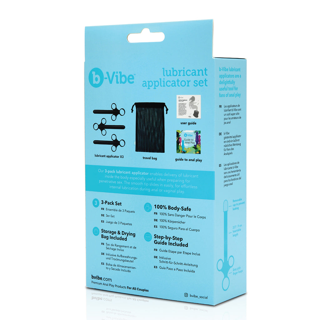 B-Vibe Lubricant Applicator 3pc Set - Casual Toys