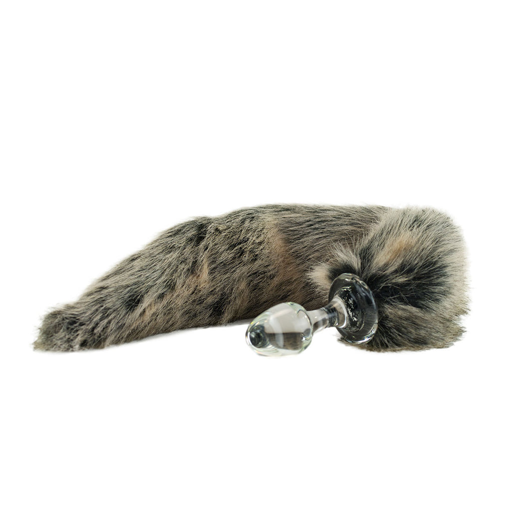 Crystal Delights Minx Tail Plug - Grey Wolf - Casual Toys