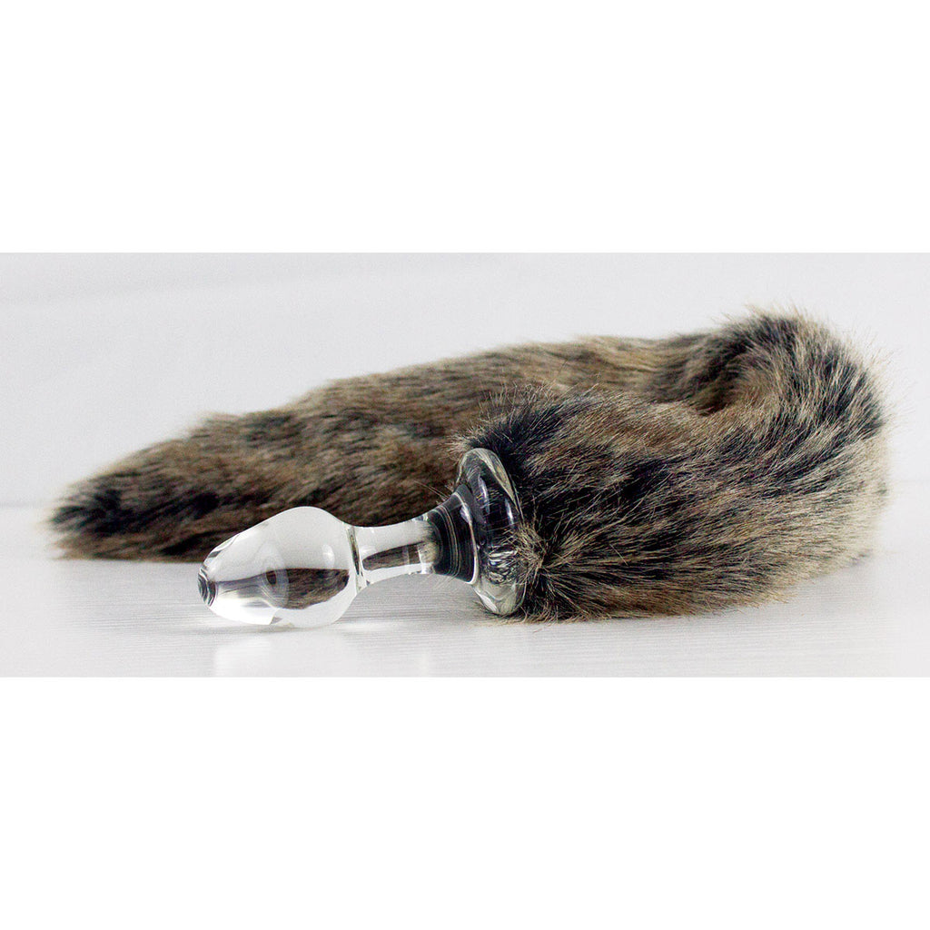 Crystal Delights Minx Tail Plug - Grey Wolf - Casual Toys