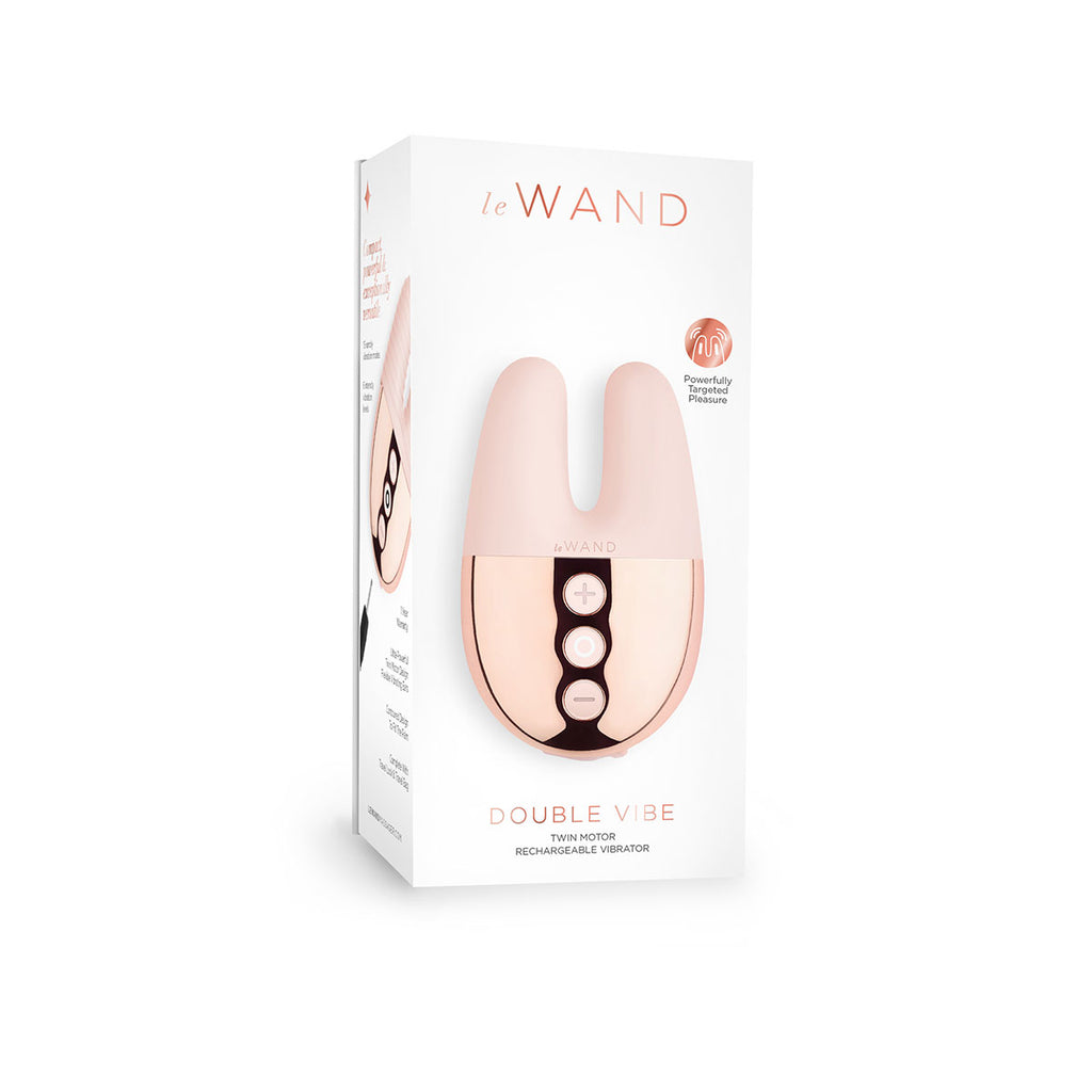 Le Wand Chrome Double Vibe - Rose Gold - Casual Toys