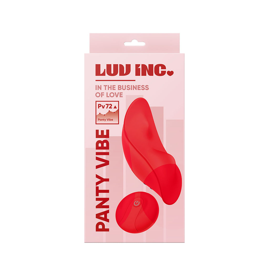 Luv Inc Panty Vibe - Coral - Casual Toys