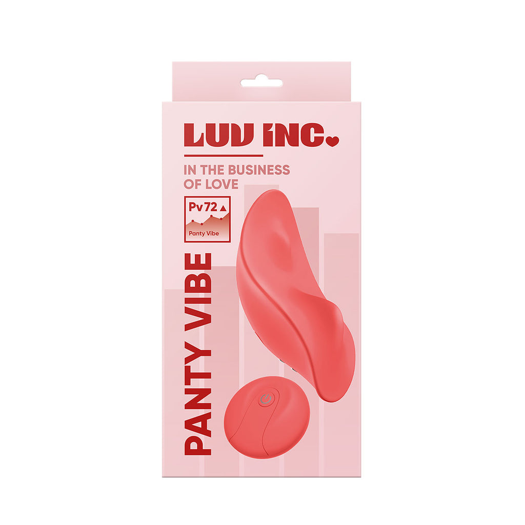 Luv Inc Panty Vibe - Red - Casual Toys