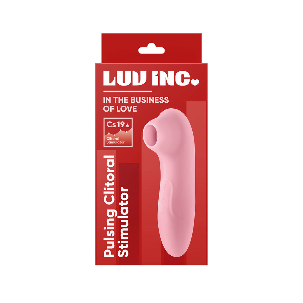 Luv Inc Pulsing Clitoral Stimulator - Light Pink - Casual Toys