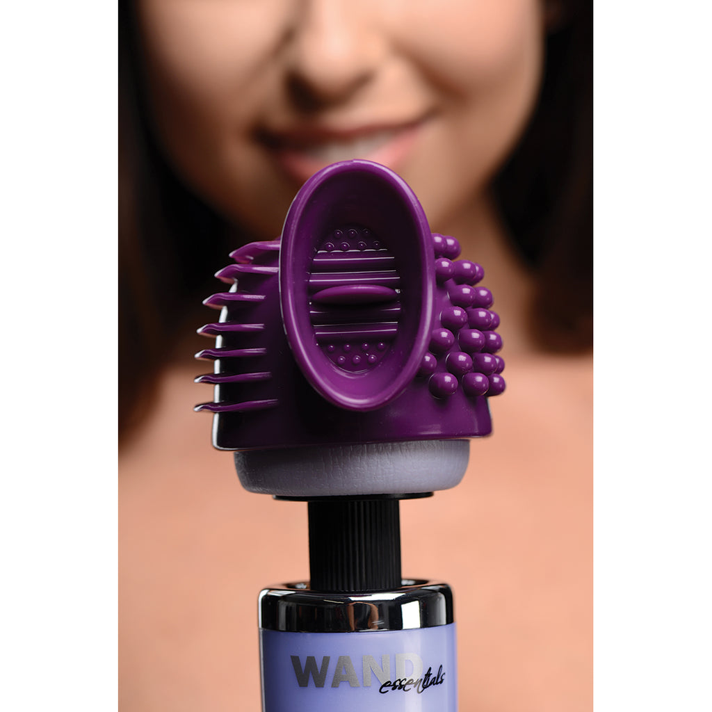 Wand Essentials Triple Thrill Silicone Wand Attachment - Casual Toys