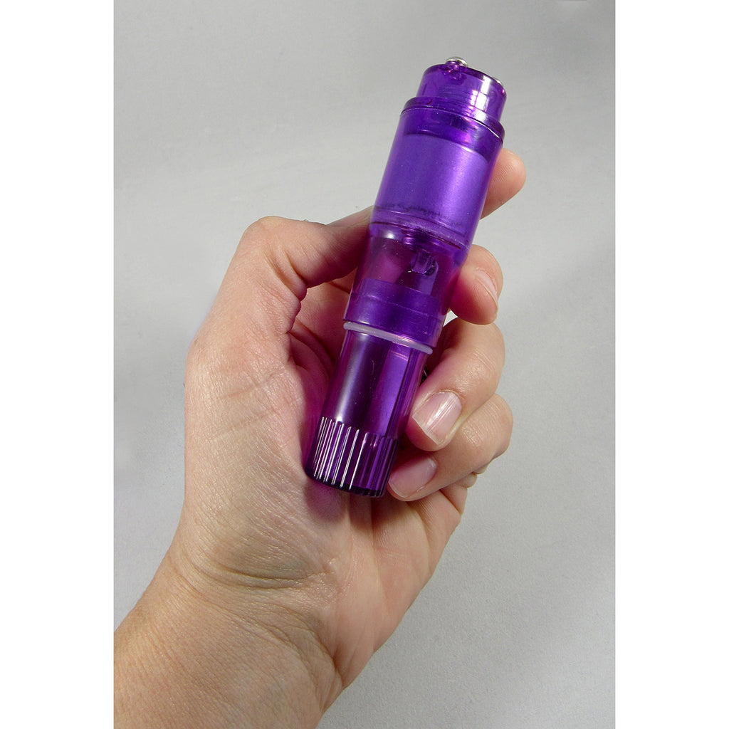Voodoo Pocket Pleasure w- 4 Attachments - Purple - Casual Toys
