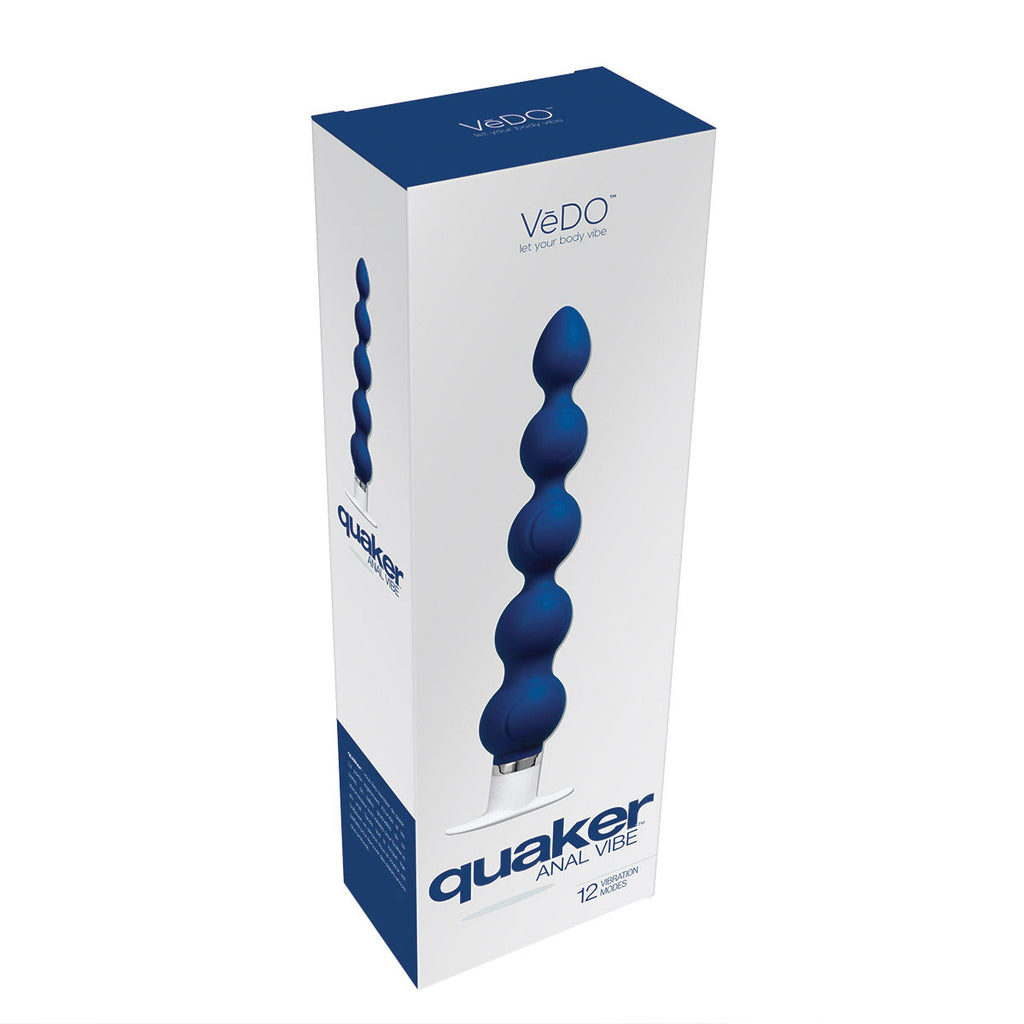 VeDO Quaker Anal Vibe - Navy Blue - Casual Toys