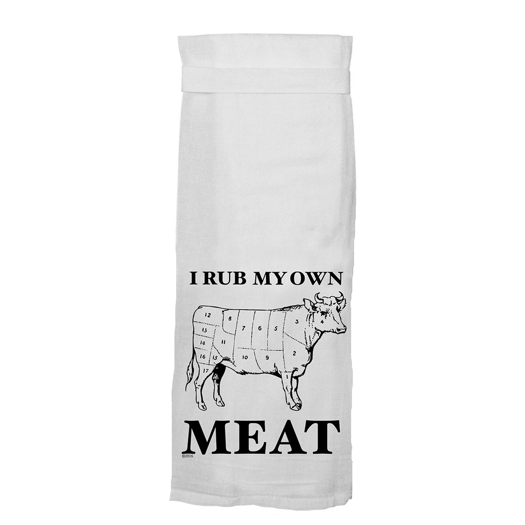 Twisted Wares I Rub My Own Meat Flour Towel - Casual Toys