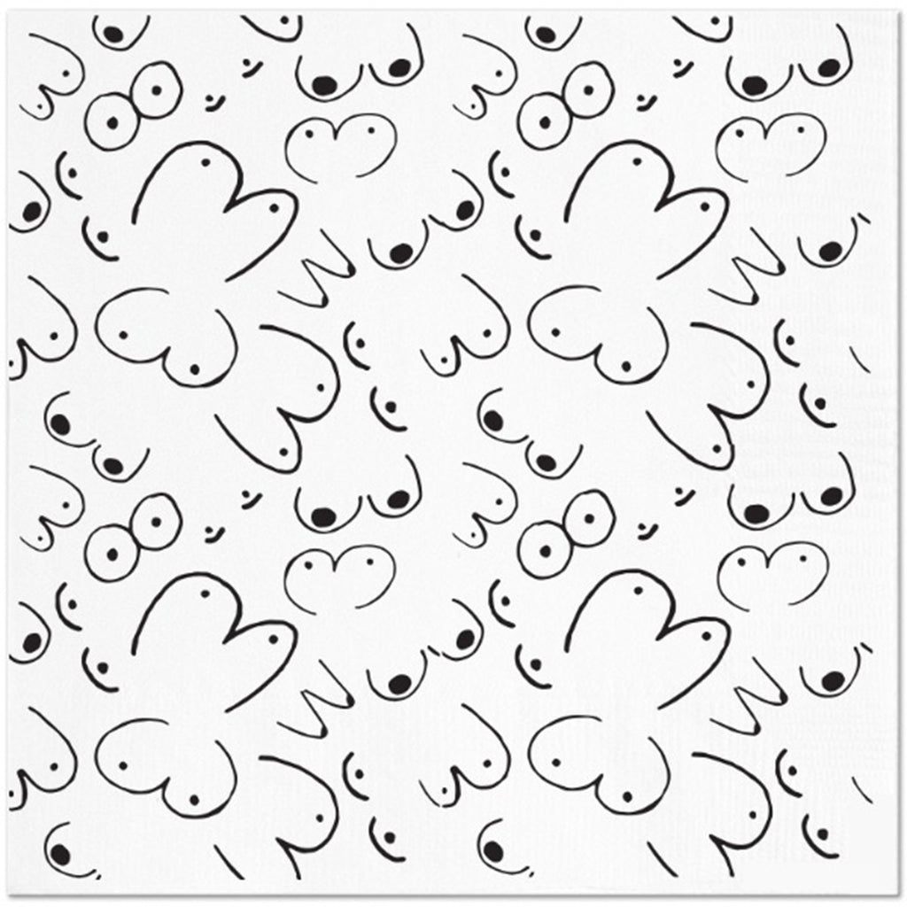 Twisted Wares Boobs Napkins - Casual Toys
