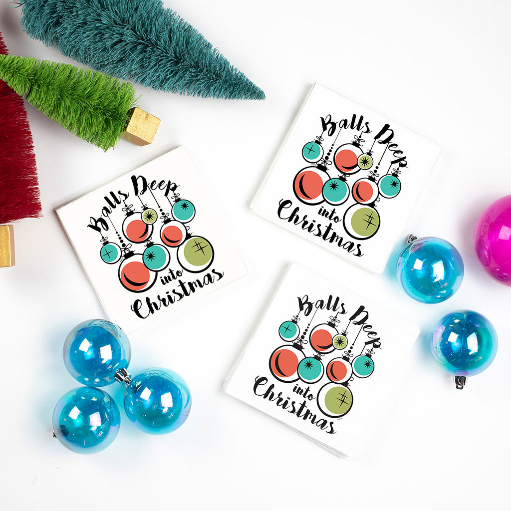 Twisted Wares Balls Deep Into Christmas Napkins - Casual Toys