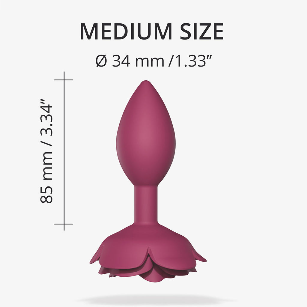 Open Roses by Love to Love Plug Medium - Plum Star - Casual Toys