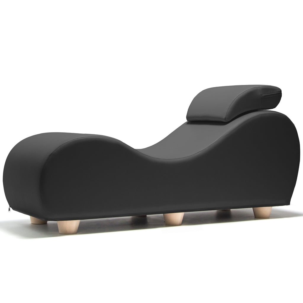 Esse Chaise II Luxurious Sex Chaise w/ Wood Feet