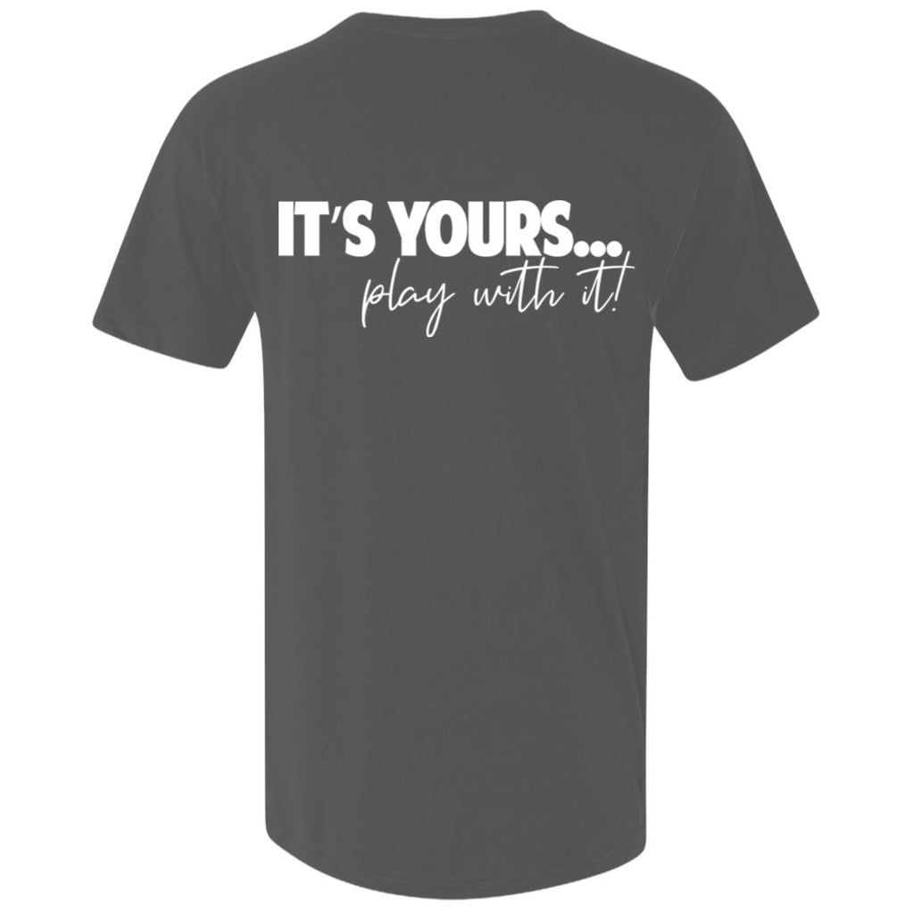 Casual Toys Men's Premium Fitted "It's Yours, Play With It" SS V-Neck - Casual Toys