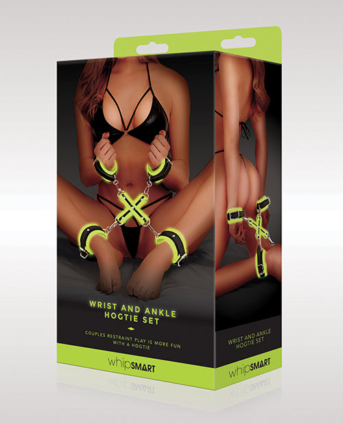 Whip Smart Glow In The Dark Wrist & Ankle Hogtie Set - Casual Toys
