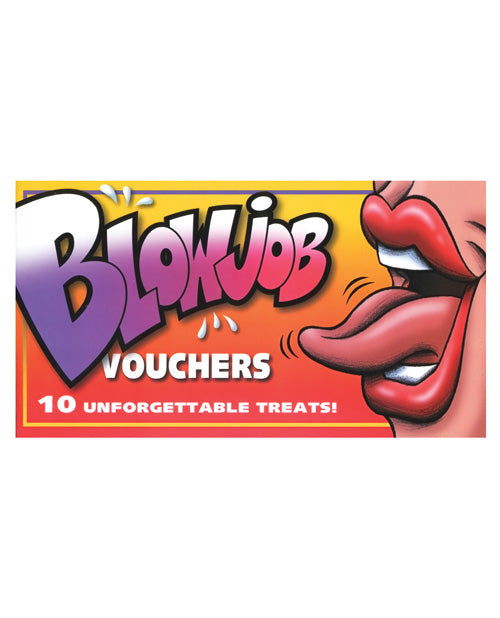 Blowjob Vouchers  - Book Of 10 - Casual Toys