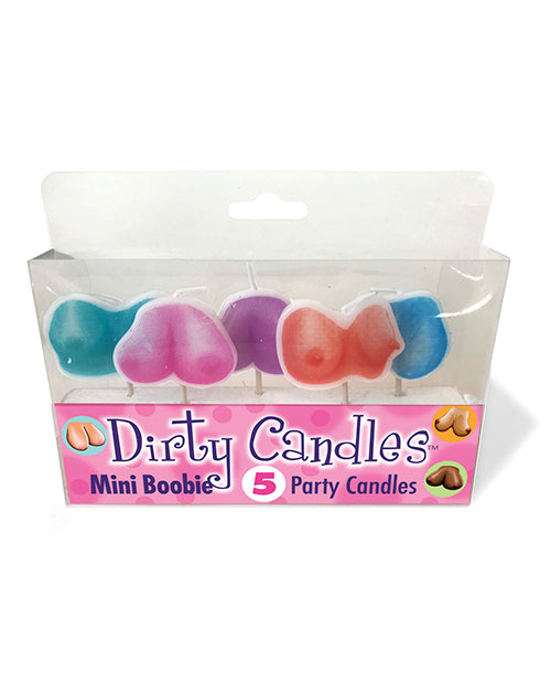 Mini Boobie Dirty Candle Set - Set Of 5 - Casual Toys