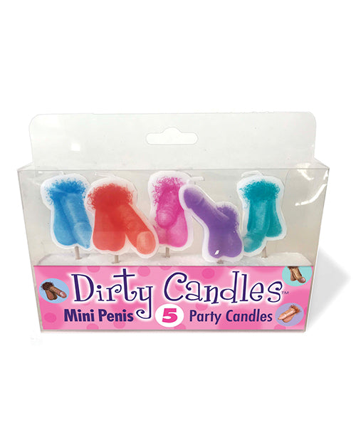 Mini Penis Dirty Candle Set - Set Of 5 - Casual Toys