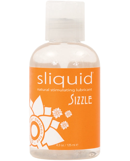 Sliquid Sizzle Warming Lube Glycerine & Paraben Free - 4.2 Oz - Casual Toys