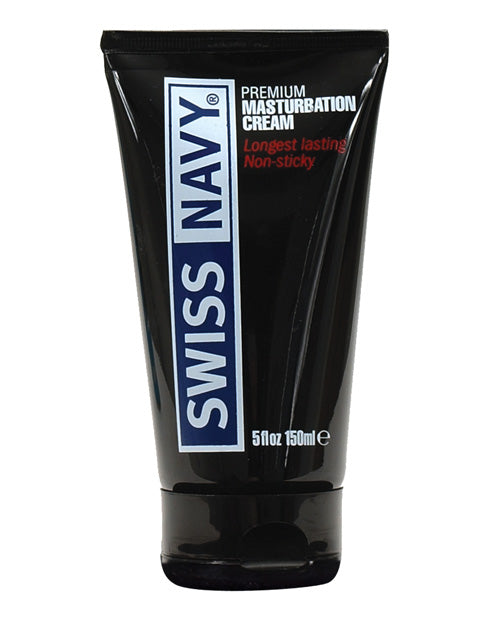 Swiss Navy Premium Masturbation Cream - 5 Oz Tube - Casual Toys