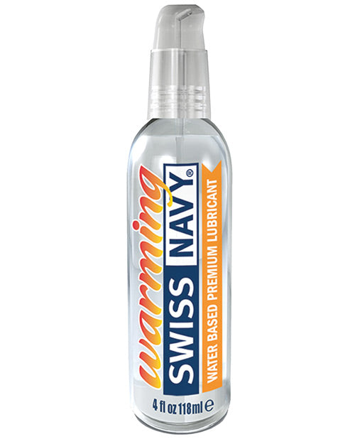 Swiss Navy Warming Water Based Lube - 4 Oz - Casual Toys