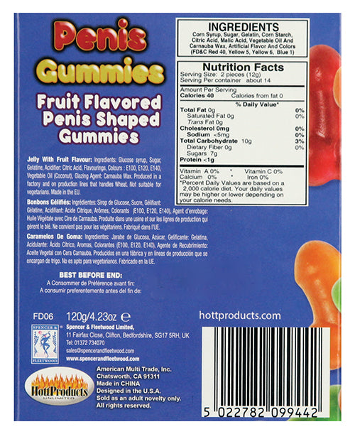 Penis Gummies Candy - 5.35 Oz. - Casual Toys