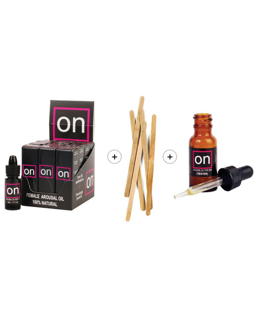 On Natural Arousal Oil For Her Refill Kit - Box Of 12 - Casual Toys