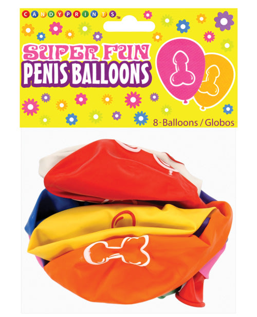 Super Fun Penis Balloons - Pack Of 8 - Casual Toys