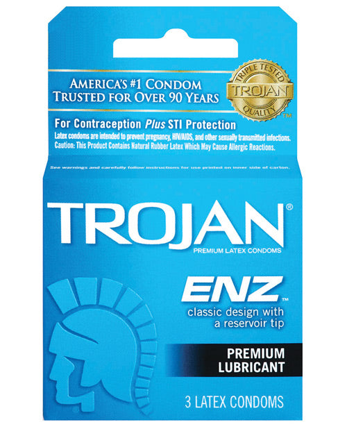 Trojan Enz Lubricated Condoms - Casual Toys
