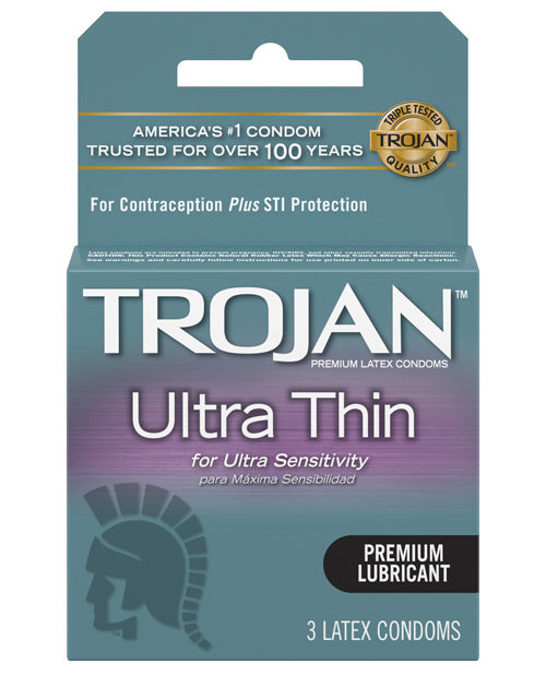 Trojan Ultra Thin Condoms - Casual Toys