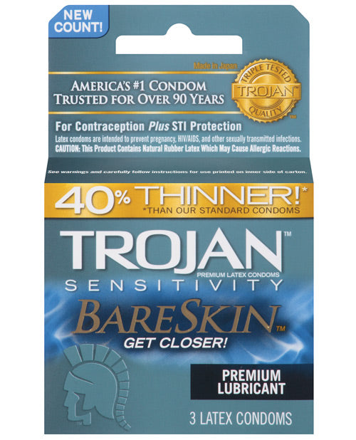 Trojan Bareskin Condoms - Casual Toys