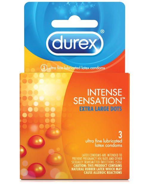 Durex Intense Sensation Condom - Box Of 3 - Casual Toys