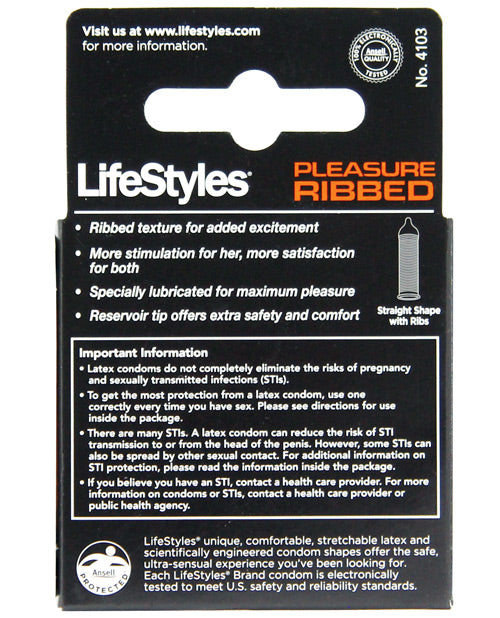 Lifestyles Ultra Ribbed - Box Of 3 - Casual Toys