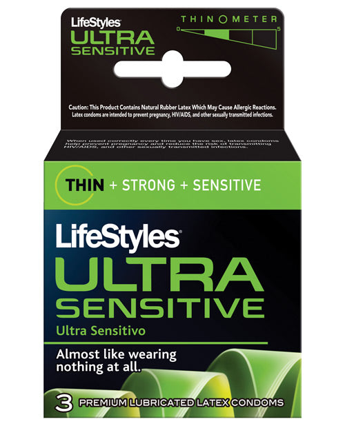 Lifestyles Ultra Sensitive - Box Of 3 - Casual Toys