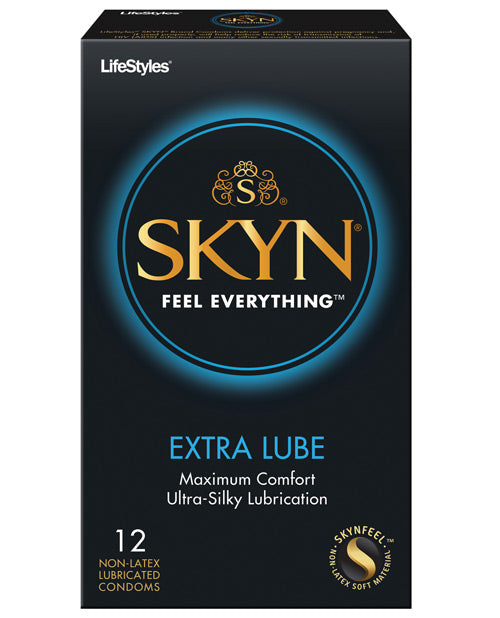 Lifestyles Skyn Extra Lubricated Condoms - Box Of 12 - Casual Toys