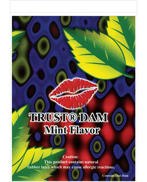 Trust Dam Latex Dental Dam - Mint - Casual Toys