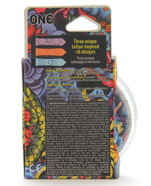 One Tattoo Touch Condoms - Casual Toys