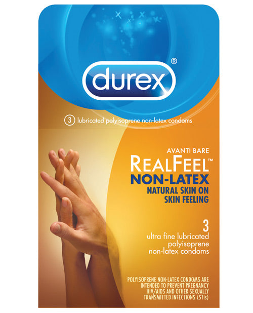 Durex Avanti Real Feel Non Latex Condoms - Pack Of 3 - Casual Toys