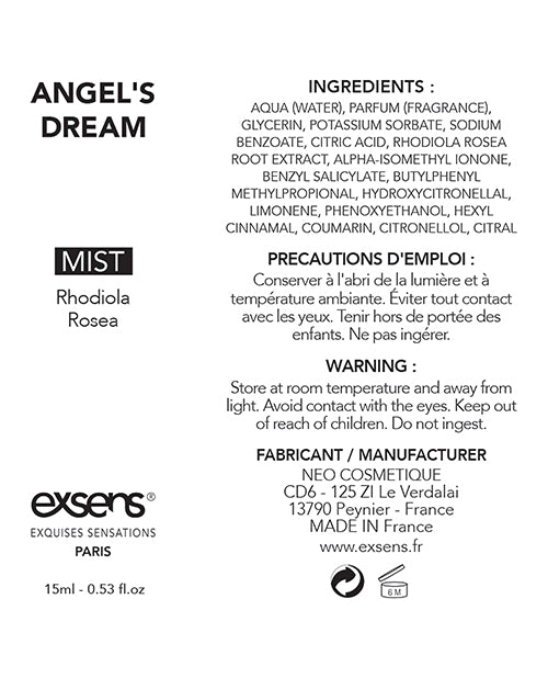 Exsens Of Paris Endorphins Booster - 15 Ml Angels Dream - Casual Toys