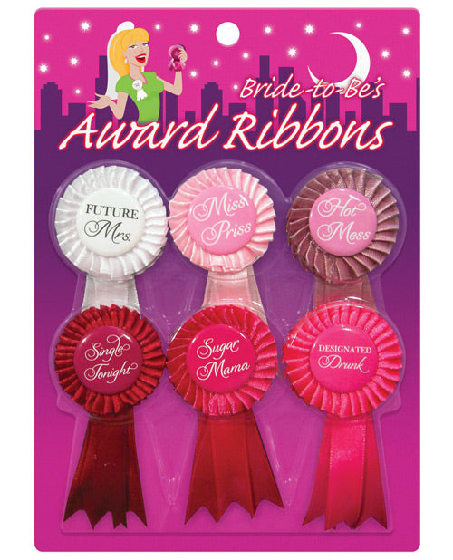 Bride To Be's Award Ribbons - Pack Of 6 - Casual Toys