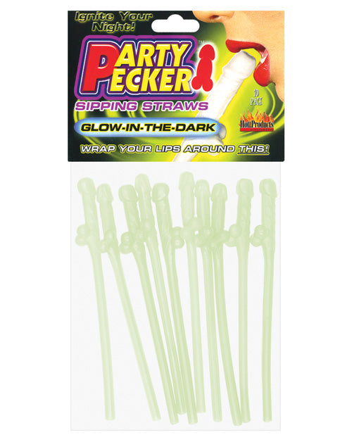Bachelorette Party Pecker Sipping Straws -Pack Of 10 - Casual Toys