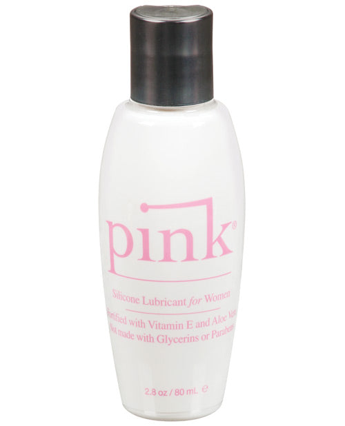 Pink Silicone Lube Flip Top Bottle - Casual Toys