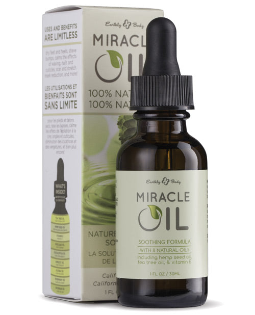 Earthly Body Hemp Miracle Oil - 1 Oz - Casual Toys