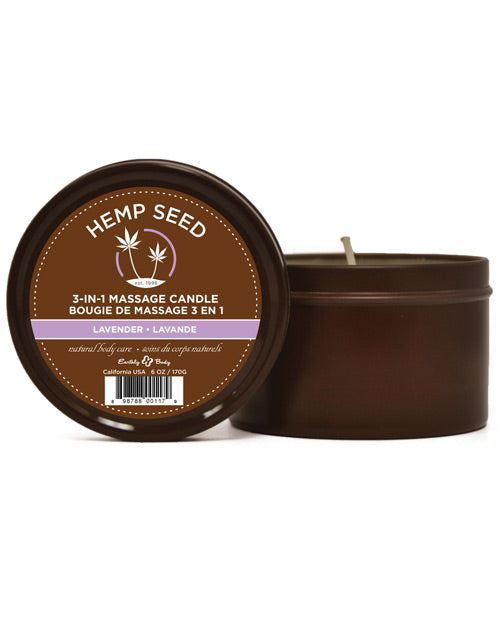 Earthly Body Suntouched Hemp Candle - 6 Oz - Casual Toys