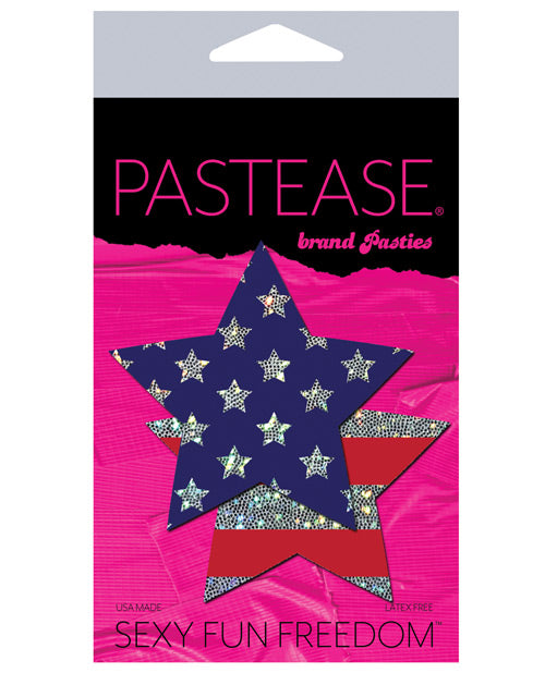 Pastease Glitter Patriotic Star - Red-blue O-s - Casual Toys