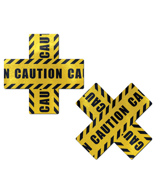 Pastease Caution Cross - Black-yellow O-s - Casual Toys