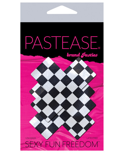 Pastease Checker Cross - Black-white O-s - Casual Toys