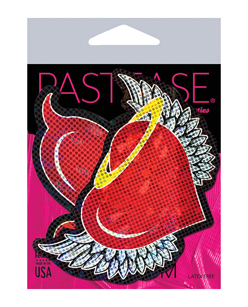 Pastease Angel & Devil Glitter Heart - Red O-s - Casual Toys