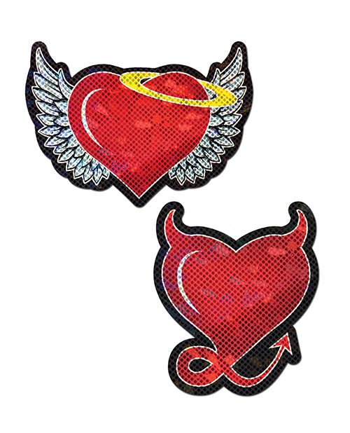 Pastease Angel & Devil Glitter Heart - Red O-s - Casual Toys